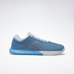 Reebok Nano 9.0 Trainingsschuhe Damen - Weiß/Silber Metal - DE 956-OGB